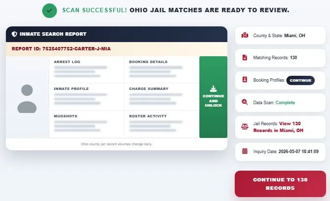 Ohio Jail Inmate Search Results