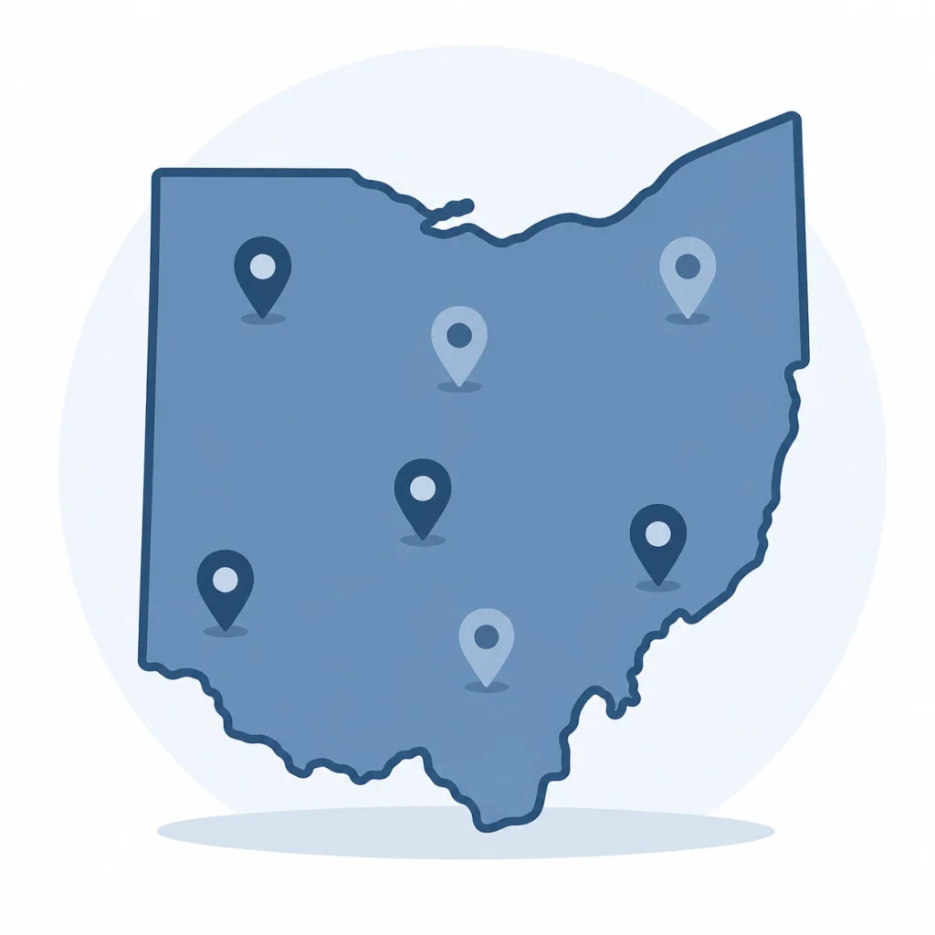 Ohio warrant search process across counties